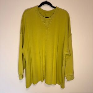 Aerie Oversized Green Women's Sweatshirt Size L